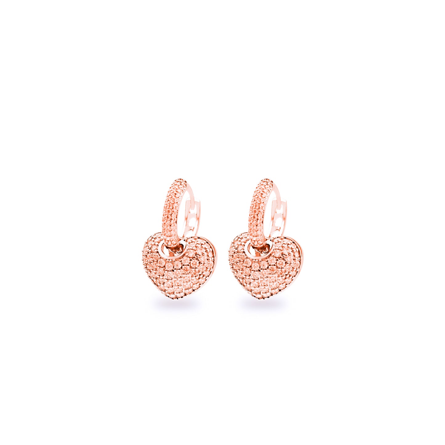 Mini Heart Drop Earrings