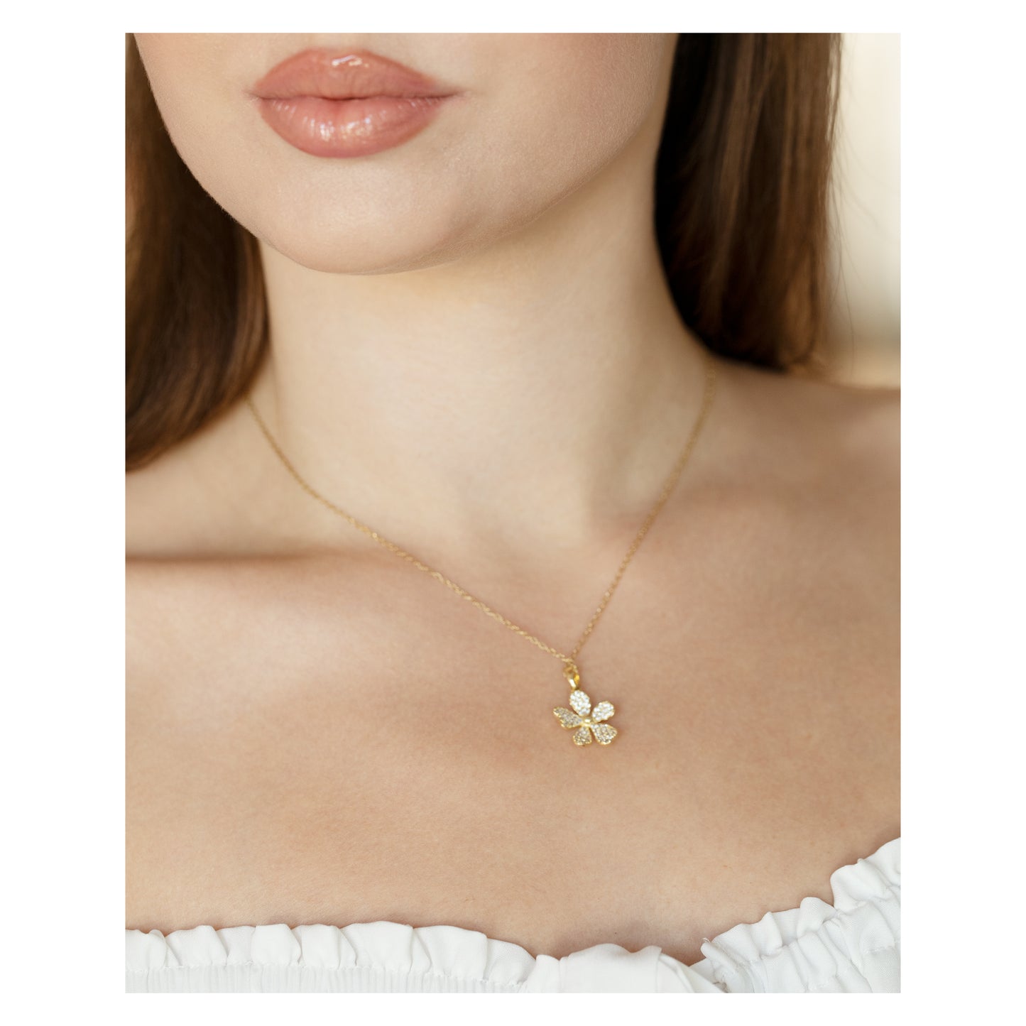 Jasmine Teen Pendant Necklace