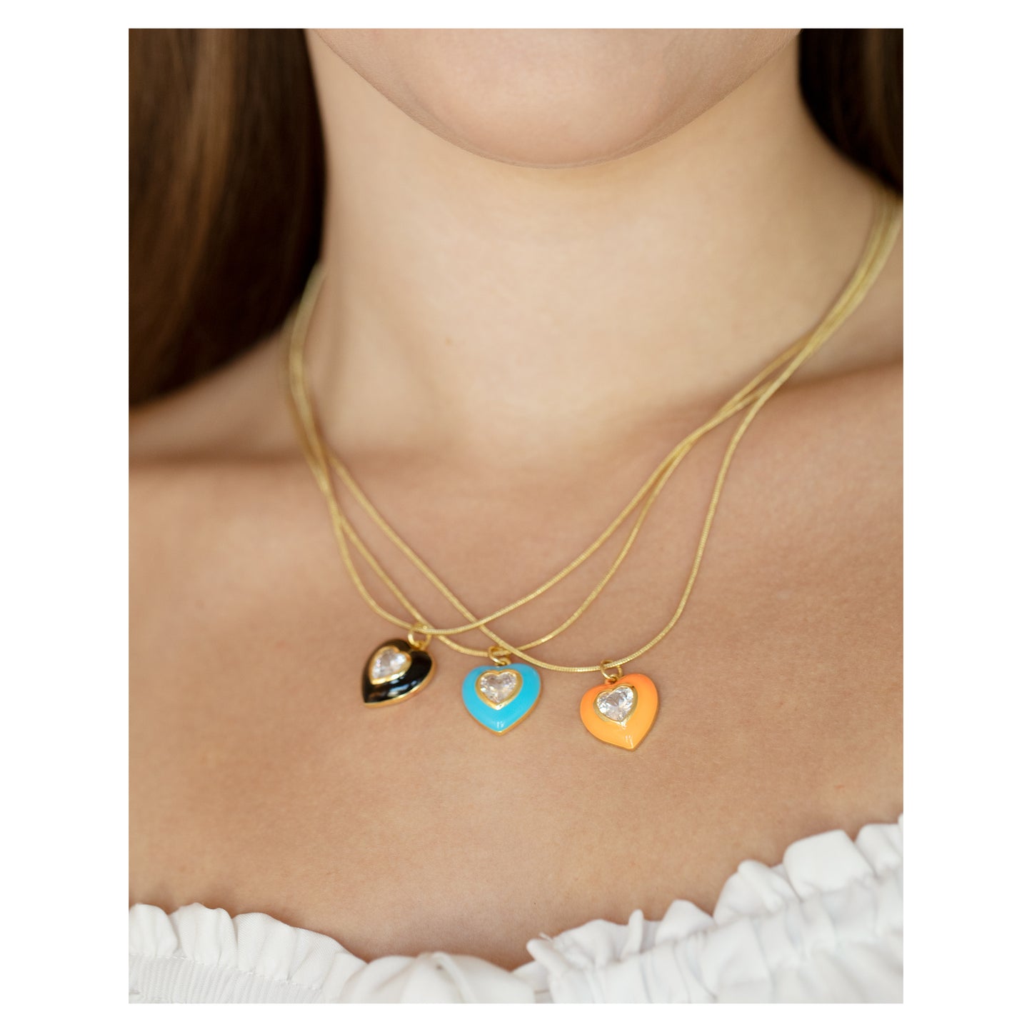 Heart in Colours Teen Necklace