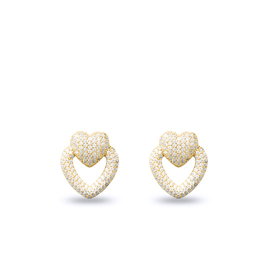 Hearts Stud Earrings