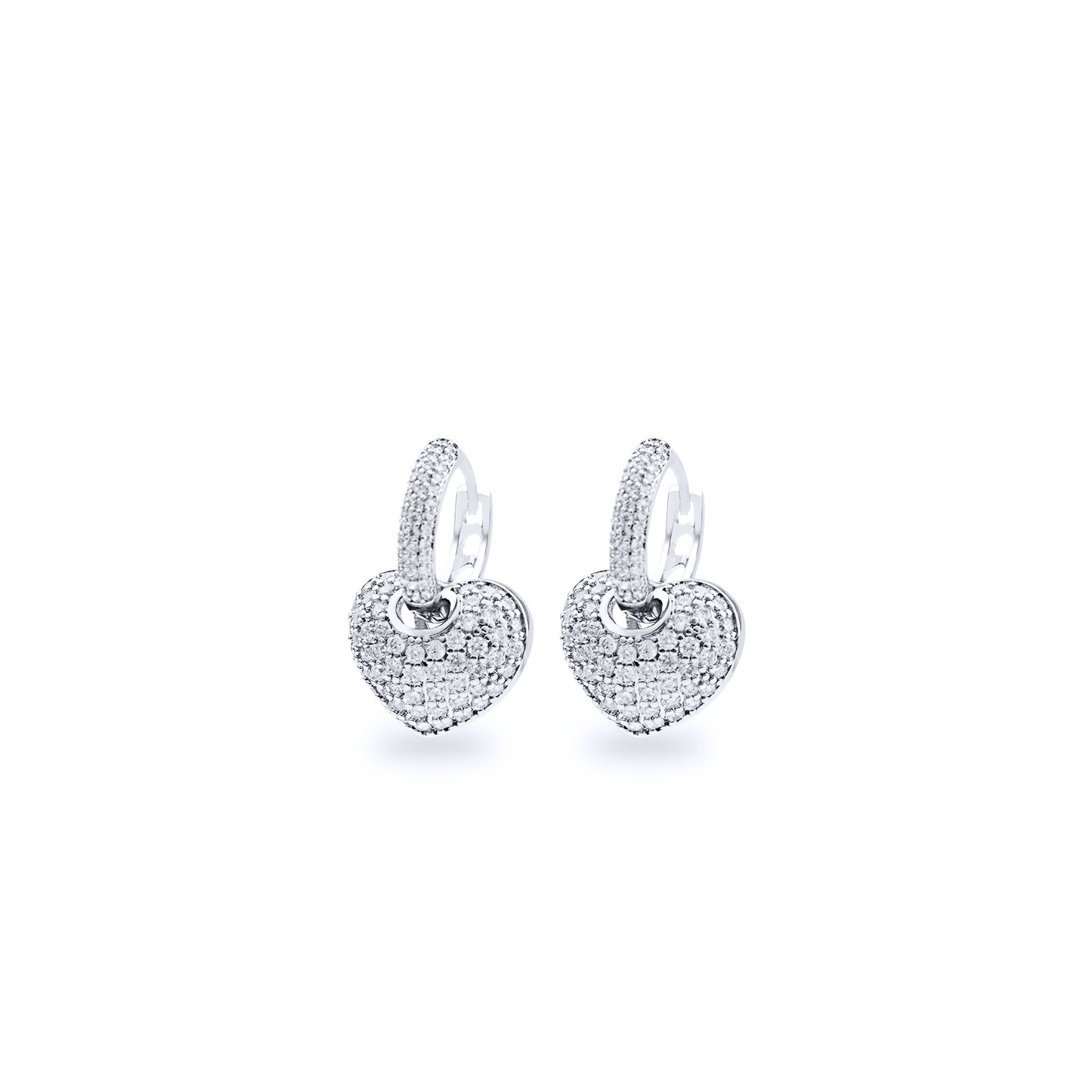 Mini Heart Drop Earrings