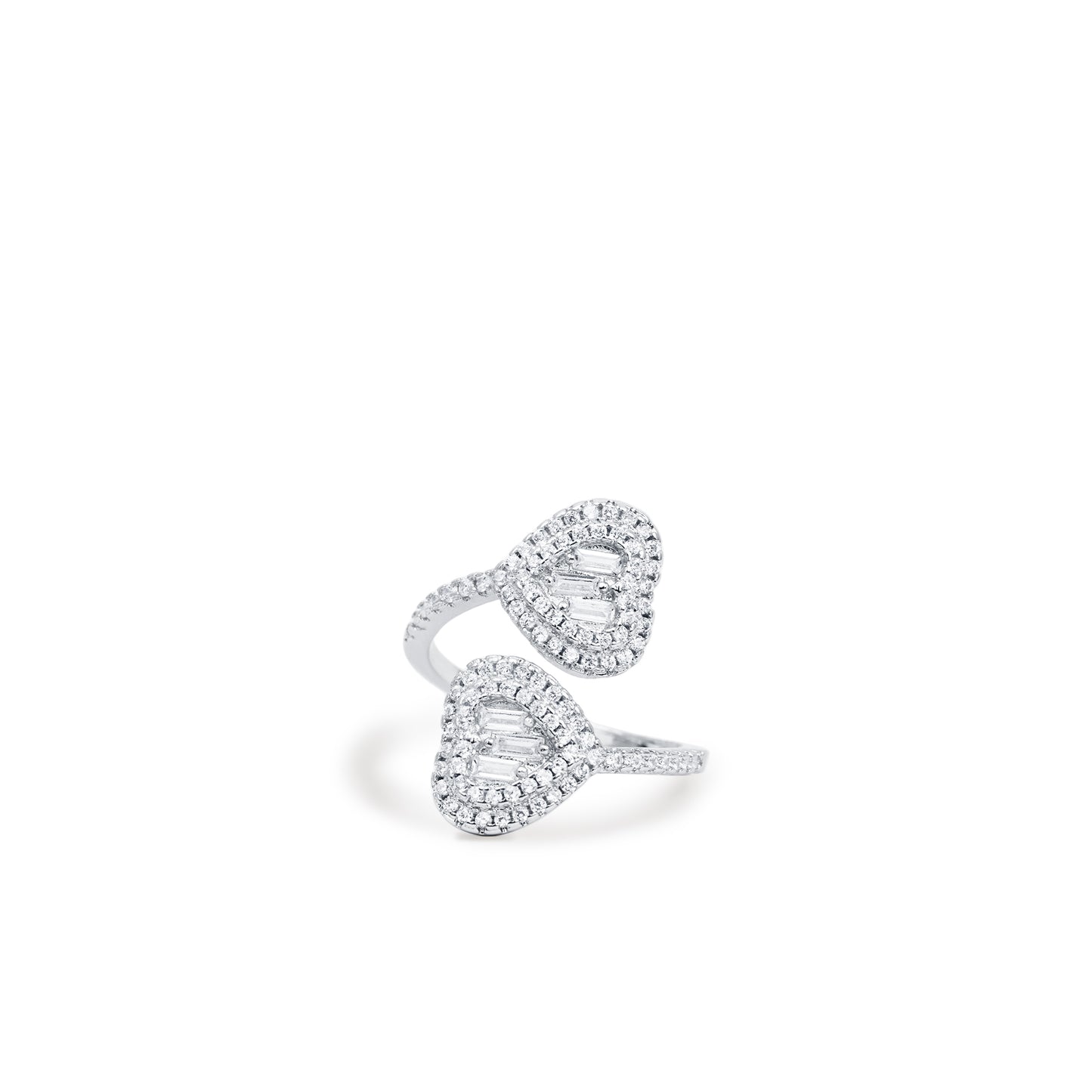 Doubled Heart Teen Ring